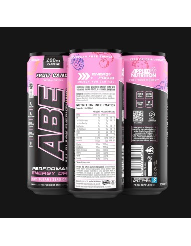 ABE ENERGY DRINK 330ML. APPLIED
