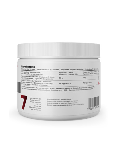 AAKG 250GR. 7NUTRITION