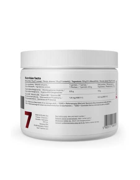 AAKG 250GR. 7NUTRITION