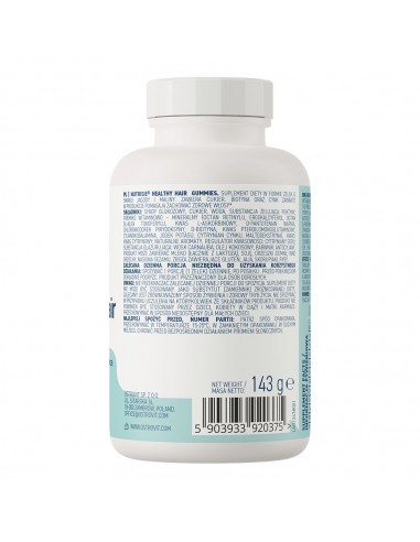 HEALTHY HAIR GUMMIES 60GUM. OSTROVIT