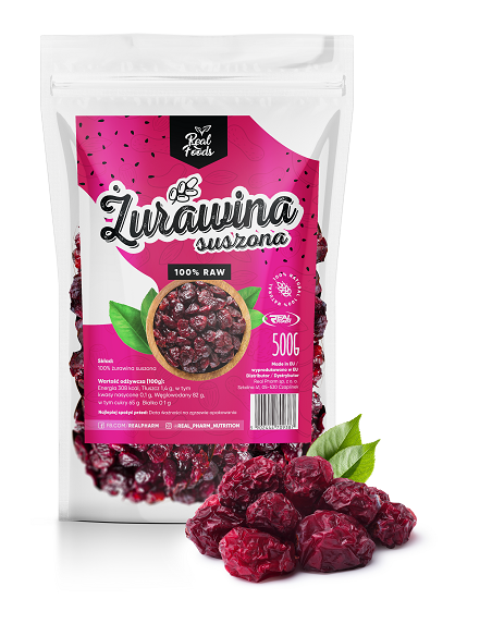 ZURAWINA SUSZONA (ARANDANOS) 500GR. REAL PHARM