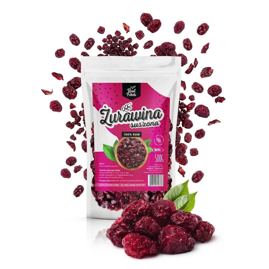 ZURAWINA SUSZONA (ARANDANOS) 500GR. REAL PHARM