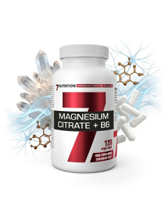 MAGNESIUM CITRATE + B6 120CAPS. 7NUTRITION
